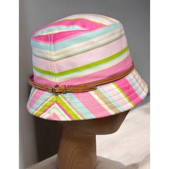 Y2K Coach Soho Stripe Crusher Hat Size M/L main image 11
